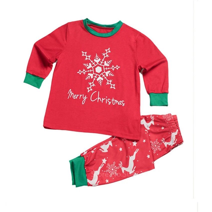 Снежинка 2021 Лидер продаж семейная Одежда для взрослых и детей Рождественская