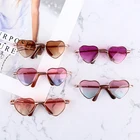 Модные металлические очки в форме сердца, солнцезащитные очки, круглые очки, очки, солнцезащитные очки, коробка для кукол, декоративные игрушки, аксессуары