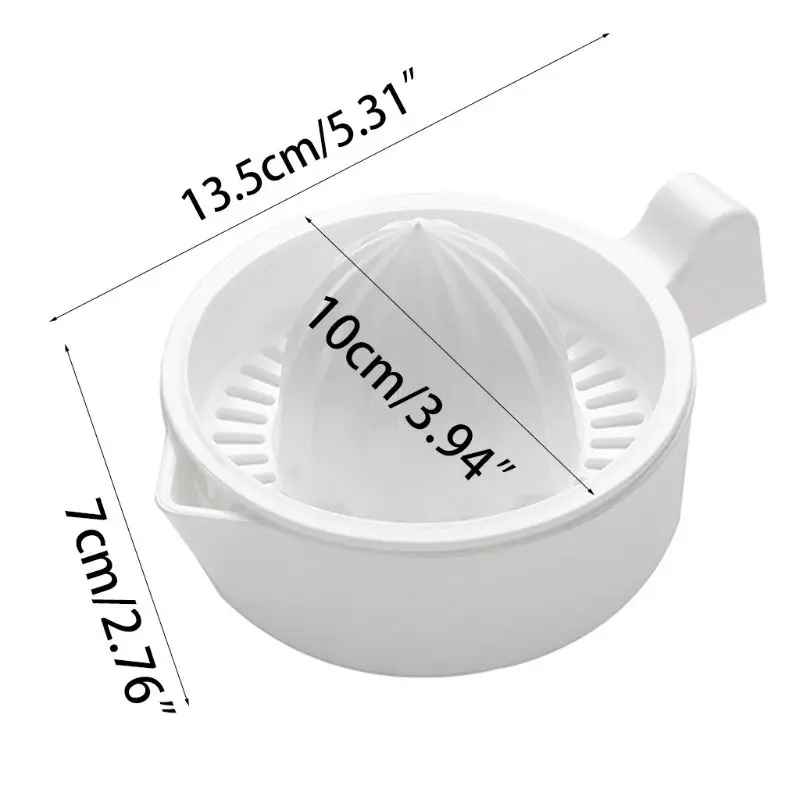 GXMA компактная пластиковая двухслойная бытовая ручная соковыжималка для