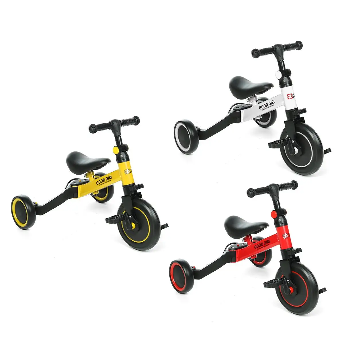 

Kids Kick Scooter Toddler Bike + Tricycle + Balance bike For 1~3Ages Child Ride On Toy Boy Girl Toddler Scooter 2 in 1