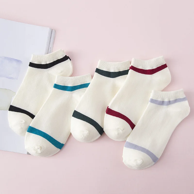 Новинка мужские и женские носки 5 пар/лот носки-башмачки с рисунком кошки звезды