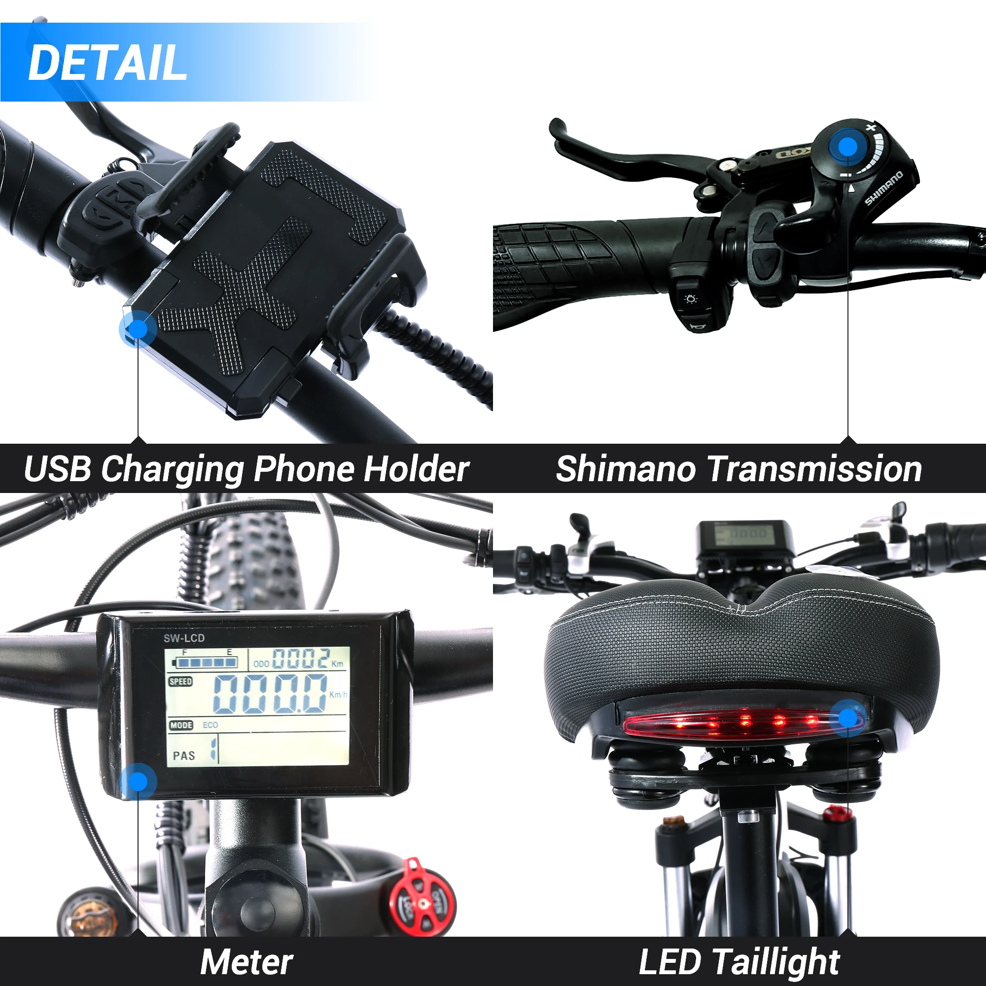 Verkauf Elektrische Bike Max 50km/h 12,8 Ah 48v1000W Fett Reifen Faltbare Elektronische Bike Mountainbike Schnee Bike Vtt Ebike