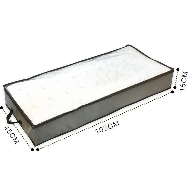 

Non-Woven Storage Bag for Under Bed Closet Organizer Quilt Blanket Clothes Storage Box Bin Folding Clothing Container Dust-proof