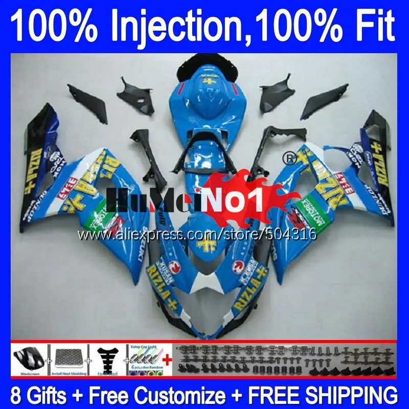

Injection For SUZUKI GSX R1000 GSXR-1000 2005 2006 21MC.107 GSX-R1000 GSXR 1000 1000CC 05 K5 GSXR1000 05 06 Fairing Sale Blue