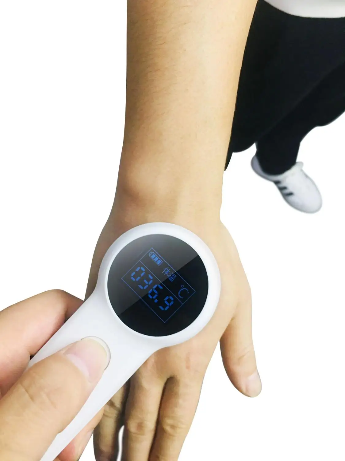 Цифровой термометр красный лазерный инфракрасный Бесконтактный ИК пирометр ЖК