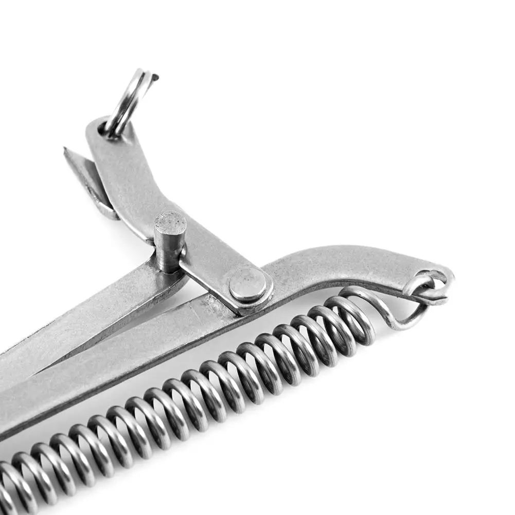 Stainless Steel Fishing Traps Pike Hooks Crab Grabber Tool Clamp Trap goods fishing accessories | Спорт и развлечения