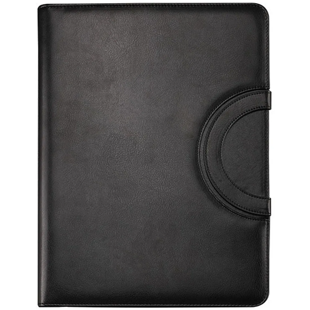 

PU Leather Zippered Portfolio Folder Practical Business Portfolio Binder