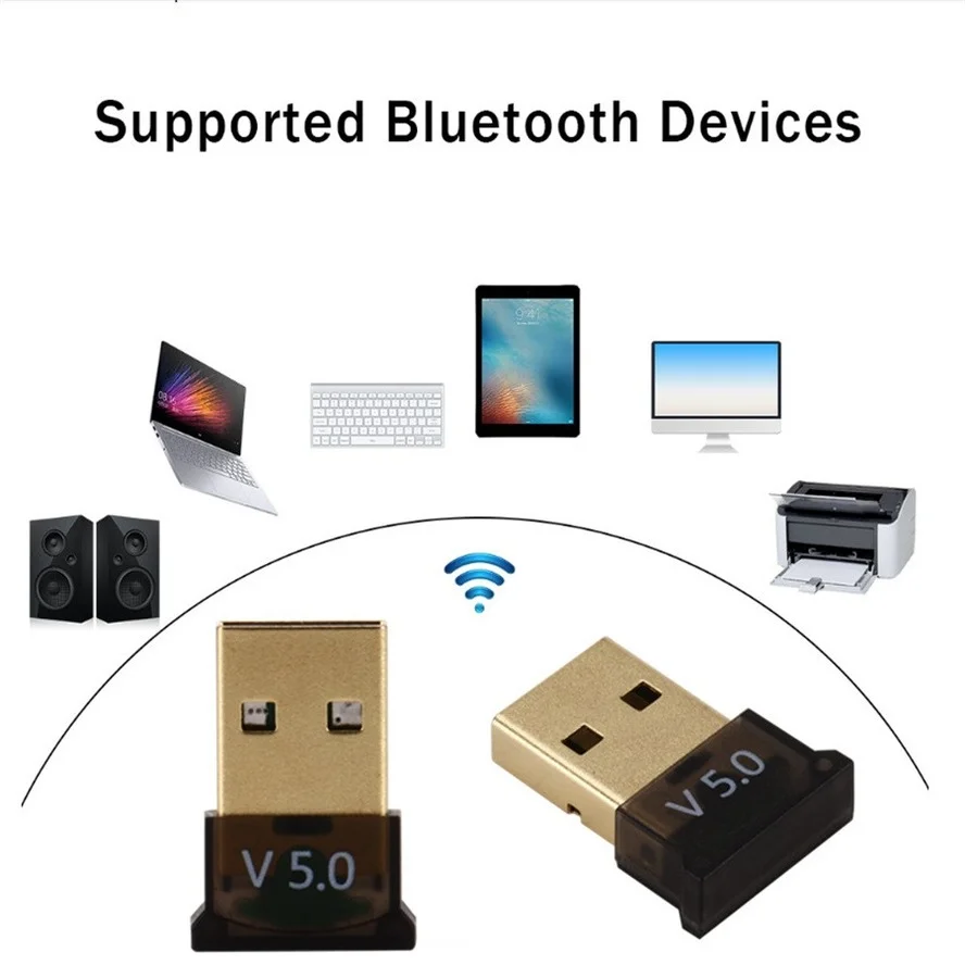 Беспроводной USB-адаптер Grwibeou Bluetooth 5 0 музыкальный приемник мини-адаптер BT5.0 аудио
