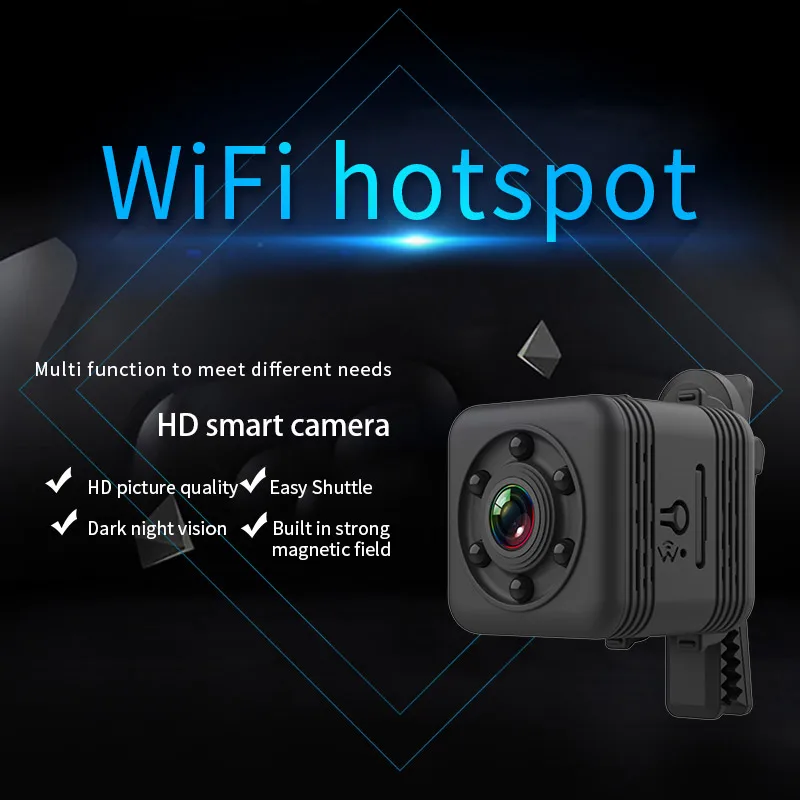 

Уникальная IP-камера SQ29, HD, Wi-Fi, маленькая мини-камера, видеокамера с датчиком ночного видения, Водонепроницаемая видеокамера с корпусом, микр...