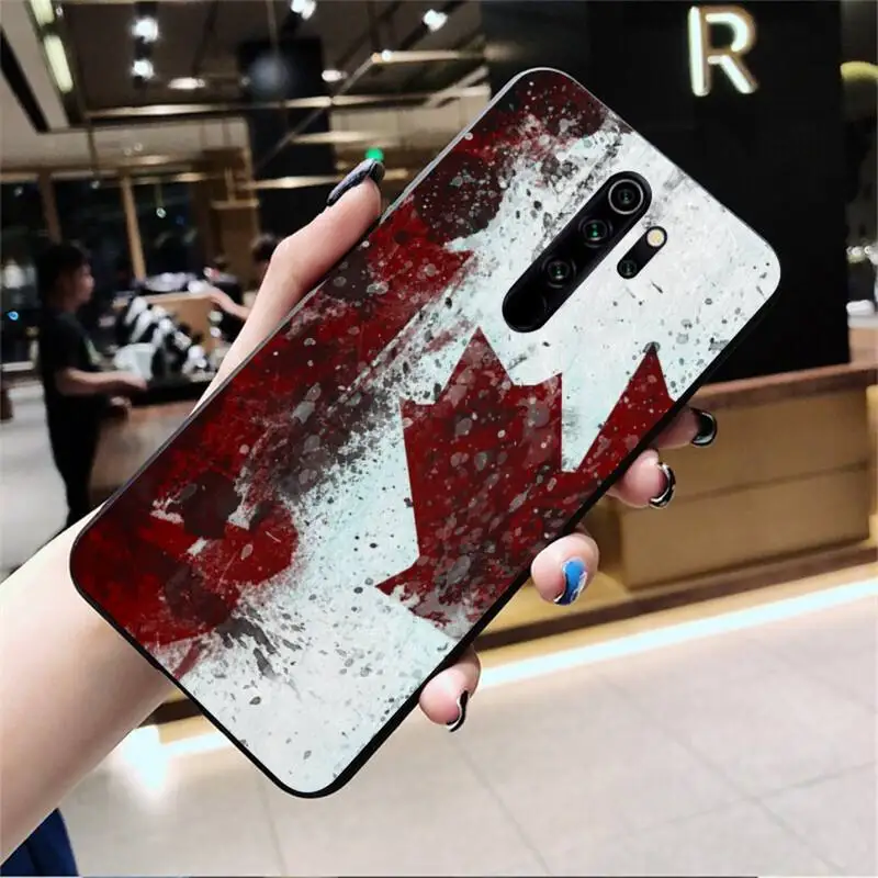Канадский флаг красный клен Bling Cute чехол для телефона Redmi Note 8 8A 8T 7 6 6A 5 5A 4 4X 4A Go Pro |