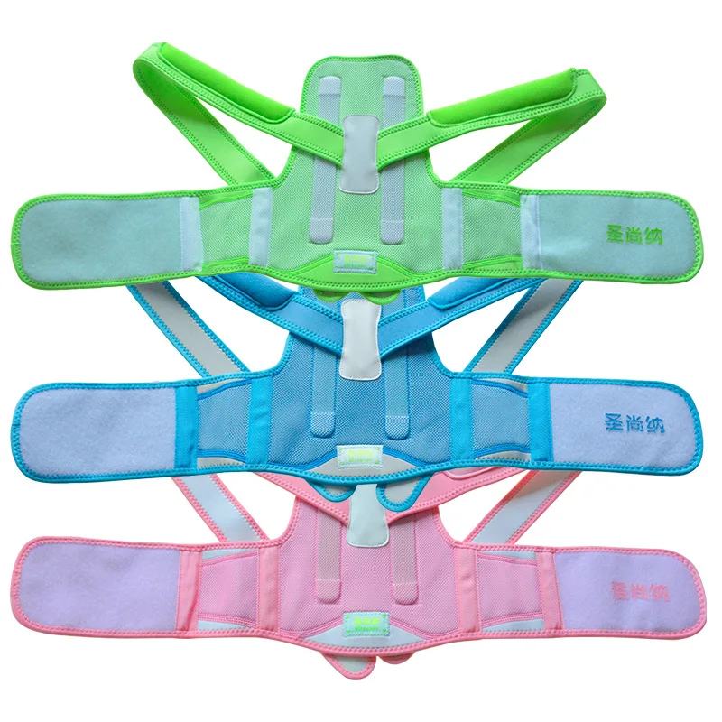 Регулируемый Корректор Осанки Спины с полимерным бандажом для поддержки киля