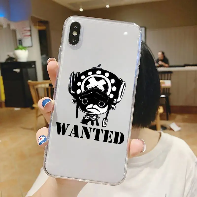 

One Piece Luffy Japanese Manga Phone Case Transparent soft For iphone 5 5s 5c se 6 6s 7 8 11 12 plus mini x xs xr pro max