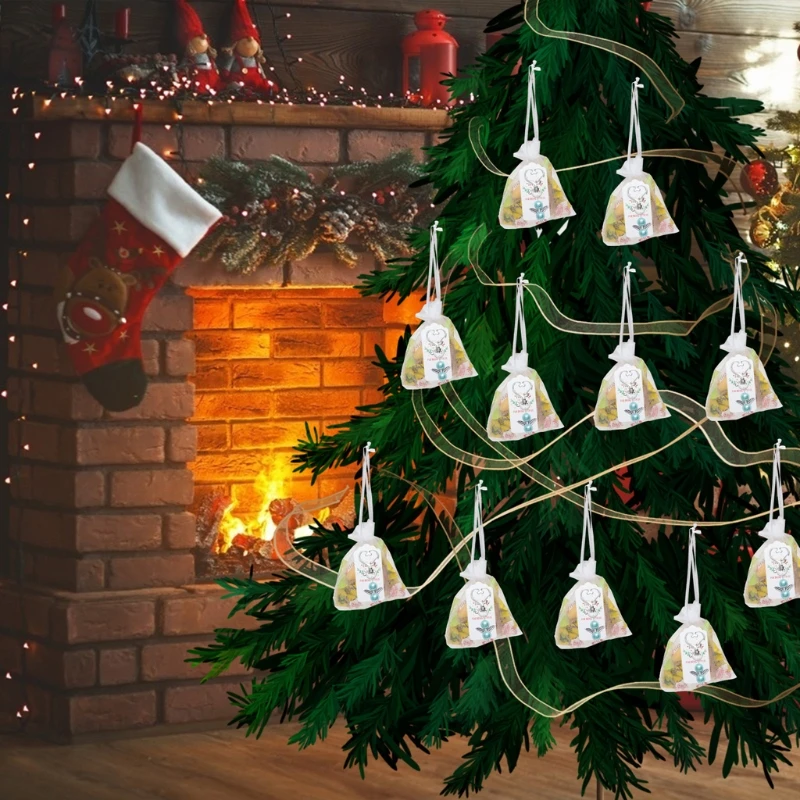 24 шт. брелки Angel Favor Плюс сумки из органзы спасибо крафт-бирки для гостей вечерние