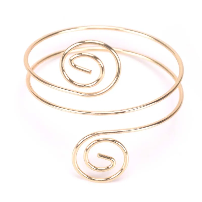 Женский широкий браслет из сплава ювелирное изделие размера плюс серебристый