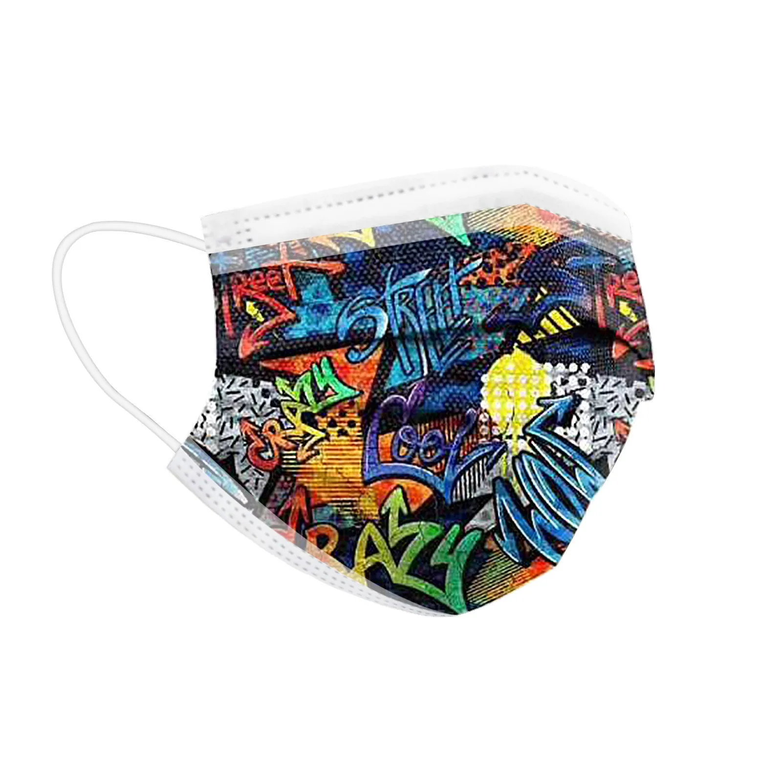 Новая тушь для ресниц косплея Реалистичная маски с принтами дышащая