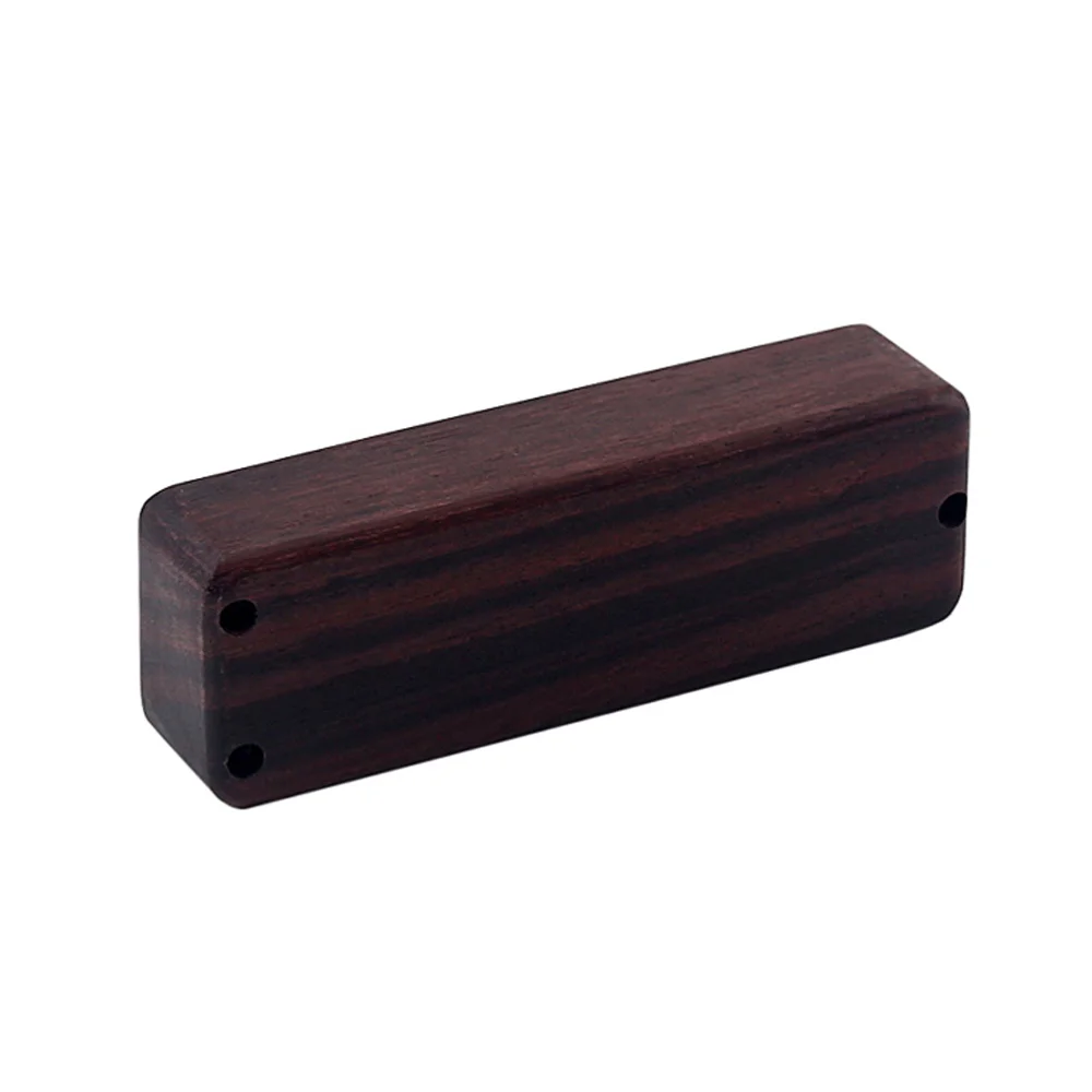 

5 String Pickup Cover Rosewood Humbucker Cover Pickup Cover for Guitar Bass Musical Instrument GB517 (Brown)