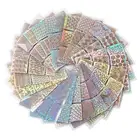 18 листовнабор, лазерные наклейки для ногтей