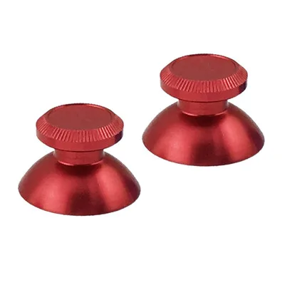 Алюминиевый металлический 3D Аналоговый джойстик для Playstation 4 PS4 Slim Pro thumb Stick grip cap Замена для xbox ONE контроллер - Цвет: Красный
