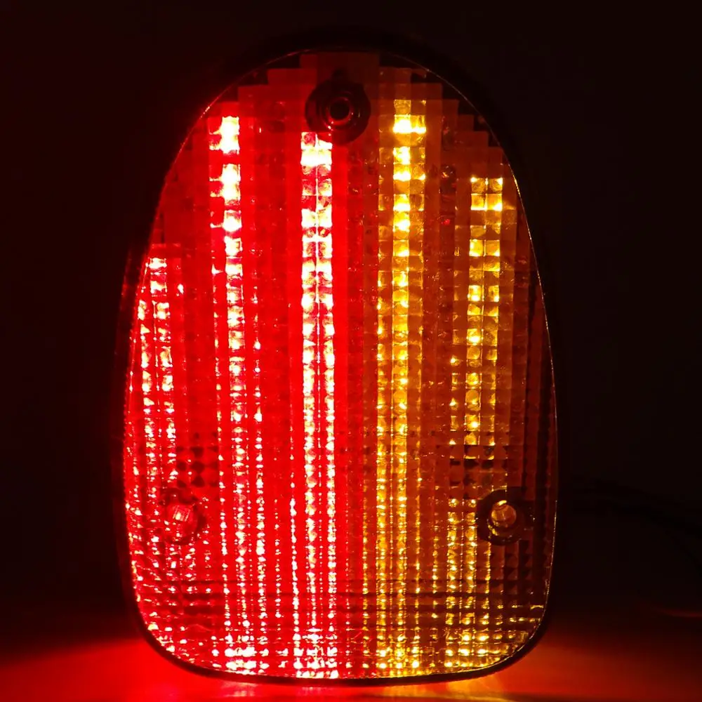 E-MARK Светодиодный Интегрированный задний фонарь мигалка тормоз поворотные