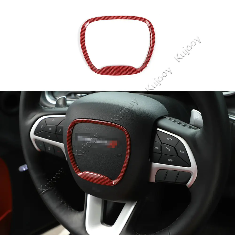 

Декоративная накладка на руль из АБС-пластика, накладка в полоску для Challenger 2015 +/Durango 2014 +/Charger 2015 + Стайлинг автомобиля