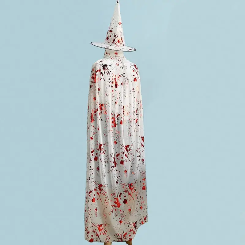 Детский костюм для Хэллоуина взрослых и детей страшный блестящий с принтом