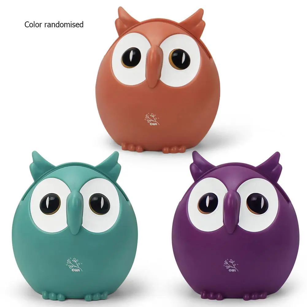 

Plastic Cute Owl Music Box Creative Xmas Birthday Party Gifts Household Ornament Skillful Design and Exquisite Appearance