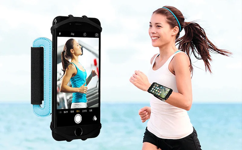 4 6 дюймов Сумка для бега мужчин и женщин нарукавная повязка сенсорного экрана