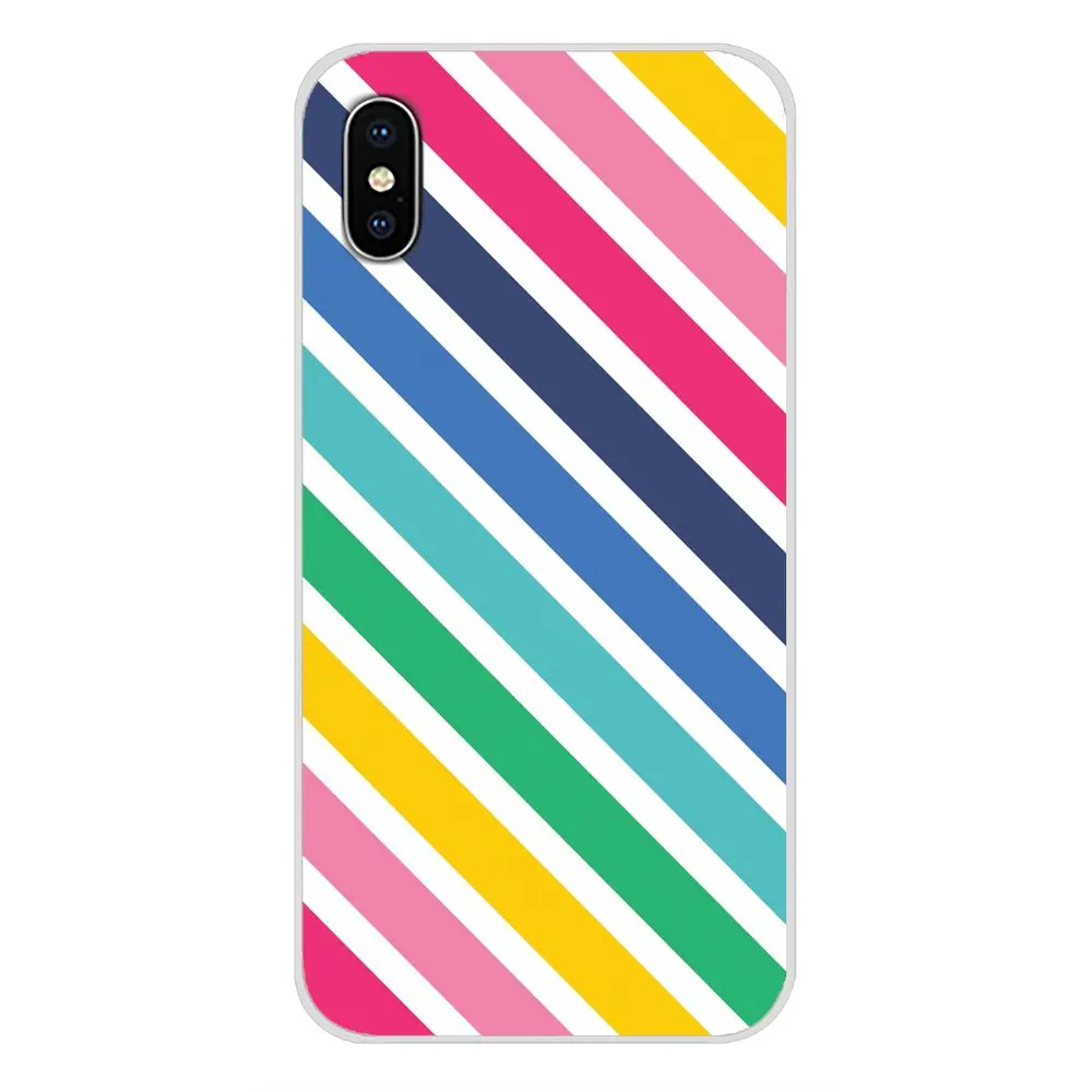 Прозрачный мягкий чехол белого цвета в полоску для HTC One U11 U12 X9 M7 M8 A9 M9 M10 E9 Plus Desire 630