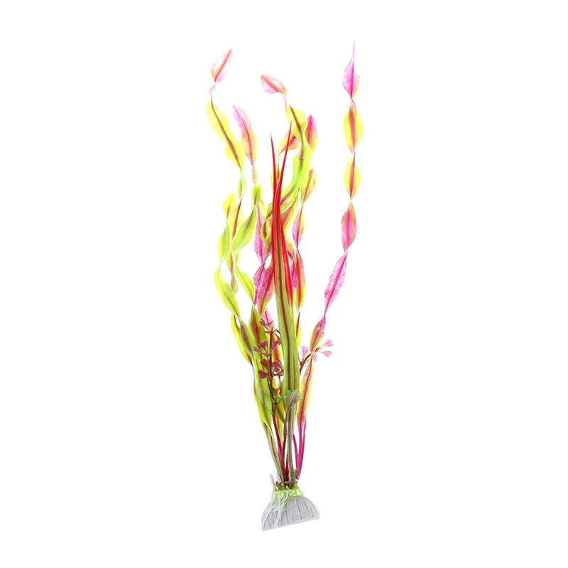 Цветные водные растения с керамической основой Ландшафтная модель аквариума для