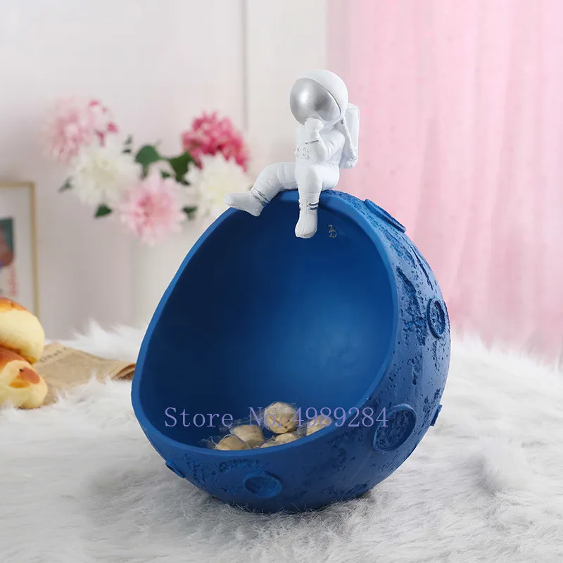 Креативное настольное хранилище из смолы входной ключ астронавт космические