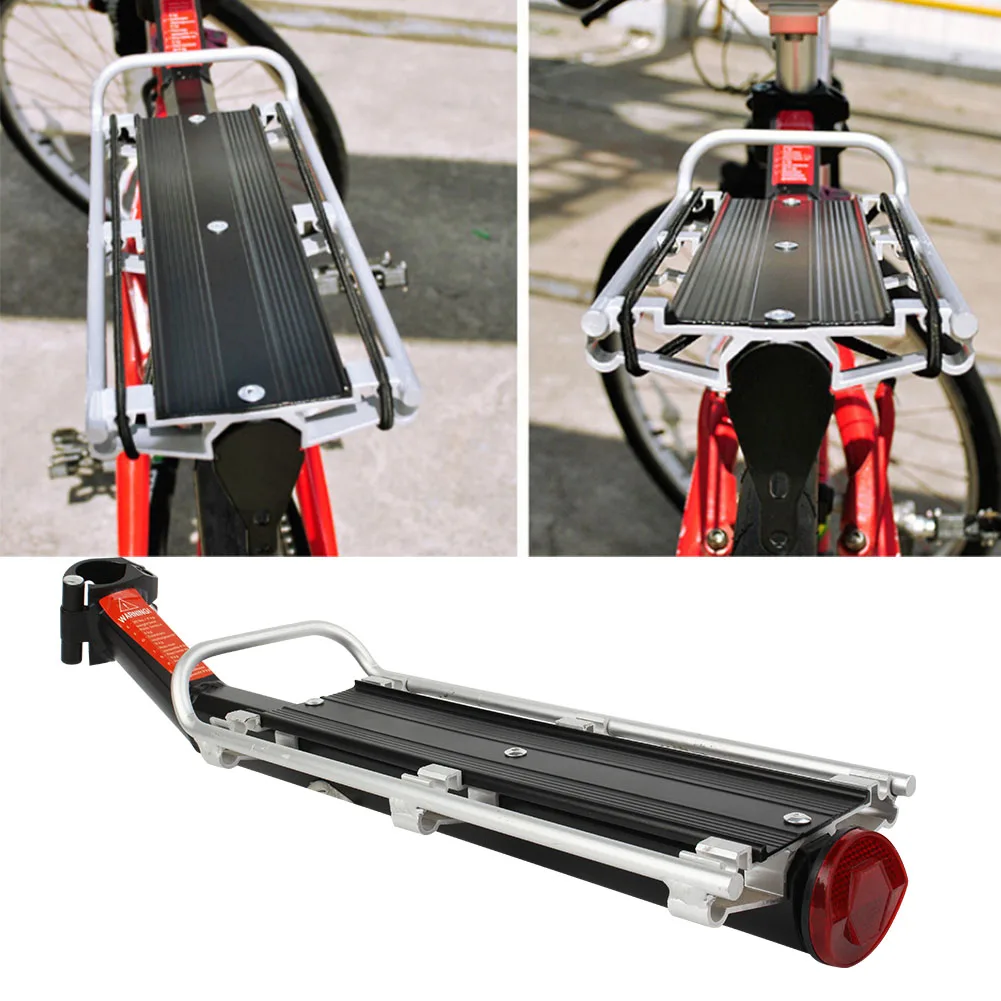 

Fashion Aluminium alloy Bike Rack Bicycle Luggage Carrier Rear Racks Reflector Shelf Cycling Seat Bag Stand Bike Rack