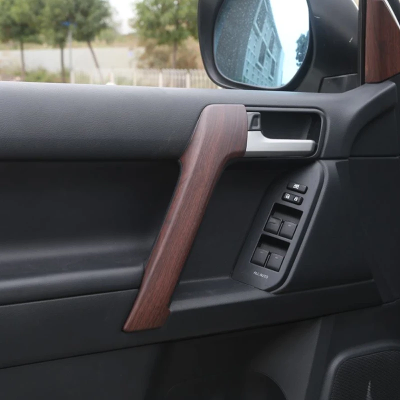 Carманго для Toyota Land Cruiser Prado 150 автомобильный деревянный дверной подлокотник панель накладка рамка наклейка интерьерные аксессуары