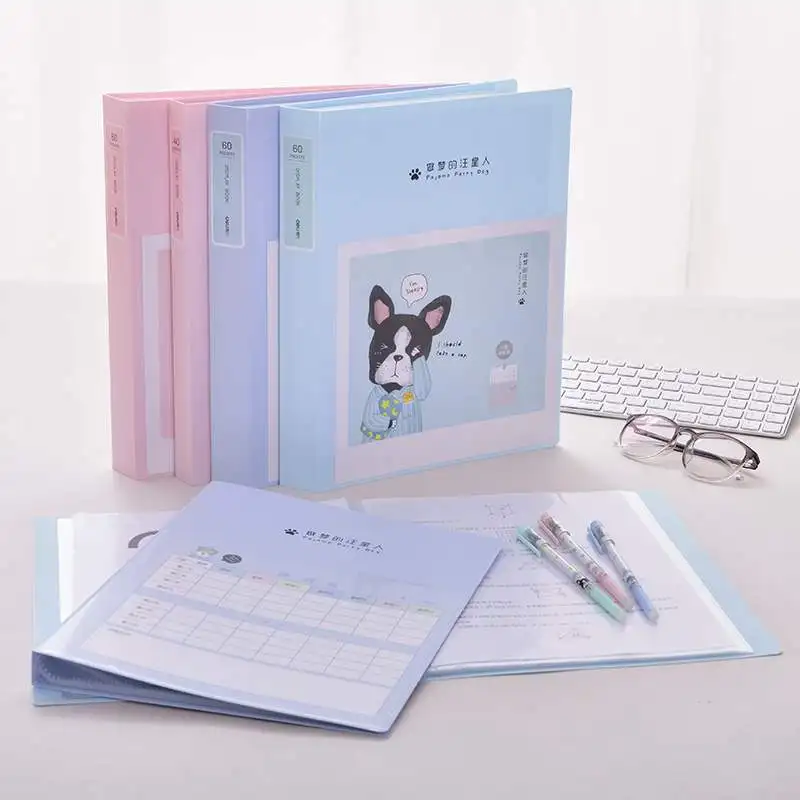 

30/40/60Pockets Clear Display Book Medical Report Student Exam Paper Office Meeting Files Various Documents Storage 72552