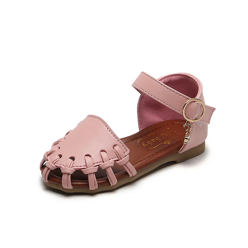 Летние сандалии для девочек детская обувь принцессы с переплетением узлом