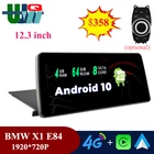 Автомагнитола UJQW, мультимедийный плеер на Android 12,3, с экраном 10,0 дюйма, GPS, Bluetooth, 4G, Wi-Fi, DVD, для BMW X1 E84 2009-2015