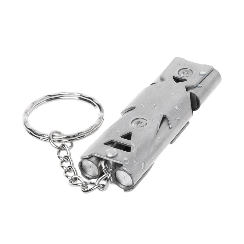 Две трубки высокой децибел спасательный свисток наружные аксессуары | Спорт и