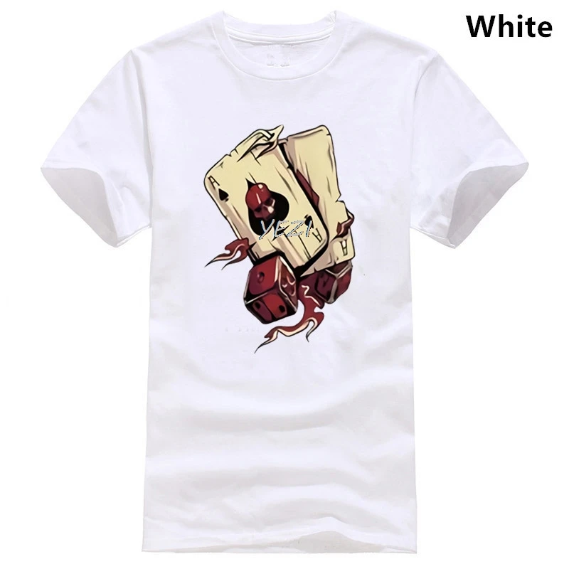 Художественная Футболка карты и игральные кости Графический Лас Вегаса покер