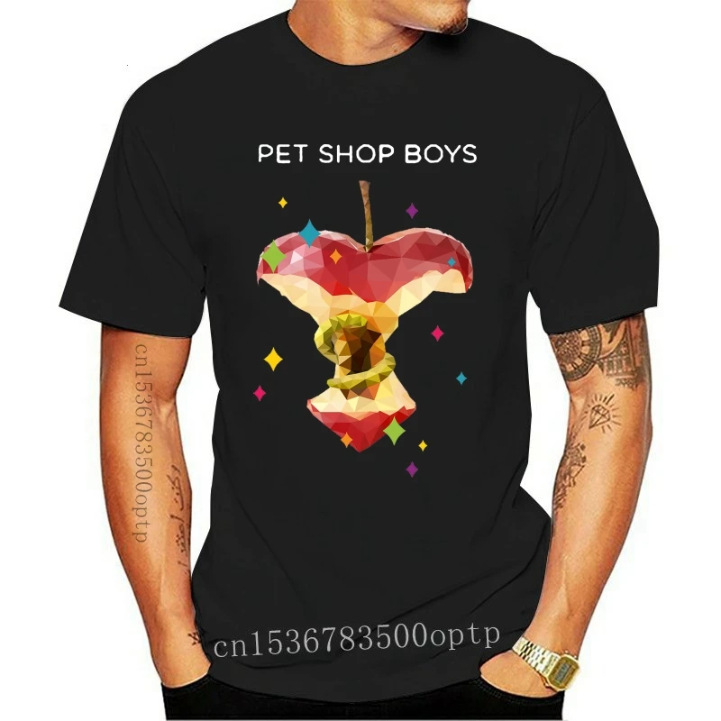 

New 2021 Pet Shop Boys Poster Logo Mens Black T-Shirt Size S-3XL