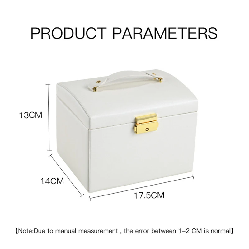 hot sale large jewelry box organizer pu leather drawer jewellery boxes velvet earring ring necklace jewelry storage case casket free global shipping