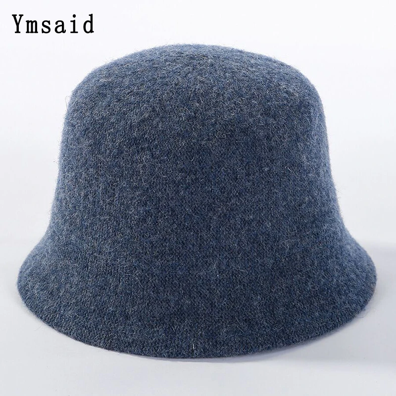 2019 Новая модная шерстяная шляпа Федора Женская однотонная простая Панама для