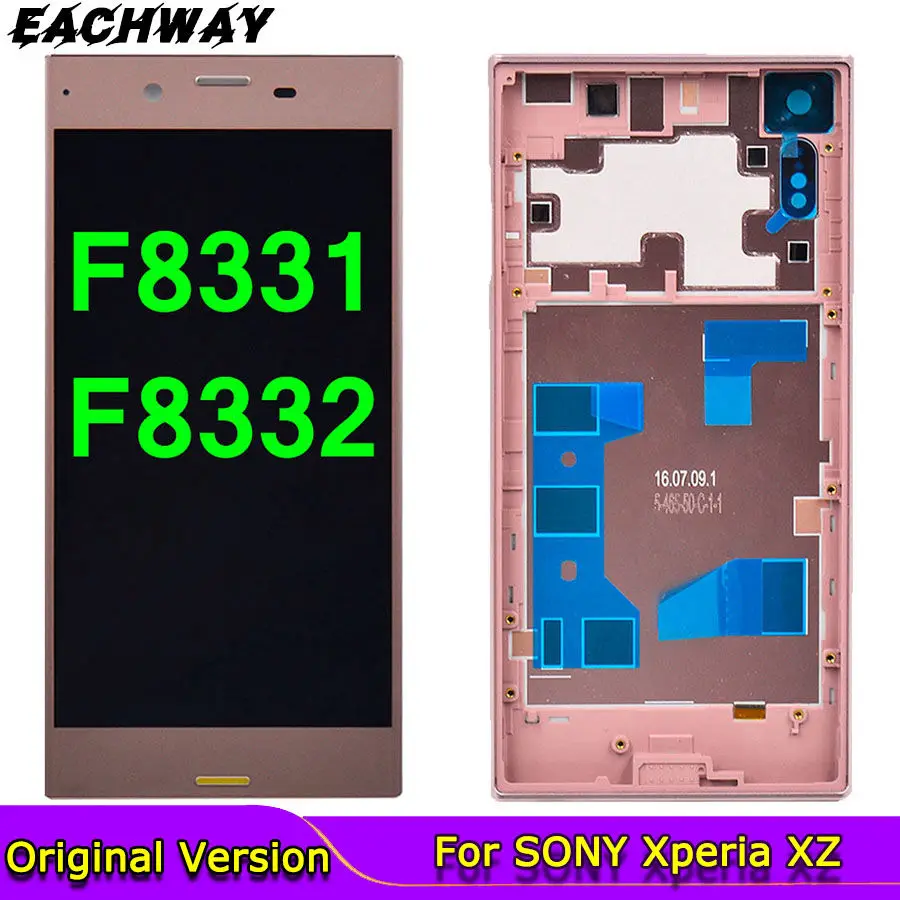 

For 5.2" SONY Xperia XZ LCD Display +Touch Screen Digitizer Assembly Replacement With Frame For SONY Xperia XZ F8331 F8332 LCD