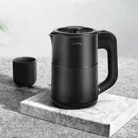 600ml capacity fast boiling electric kettle 110v 240v for travel water boiler 800w stainless steel kitchen appliances