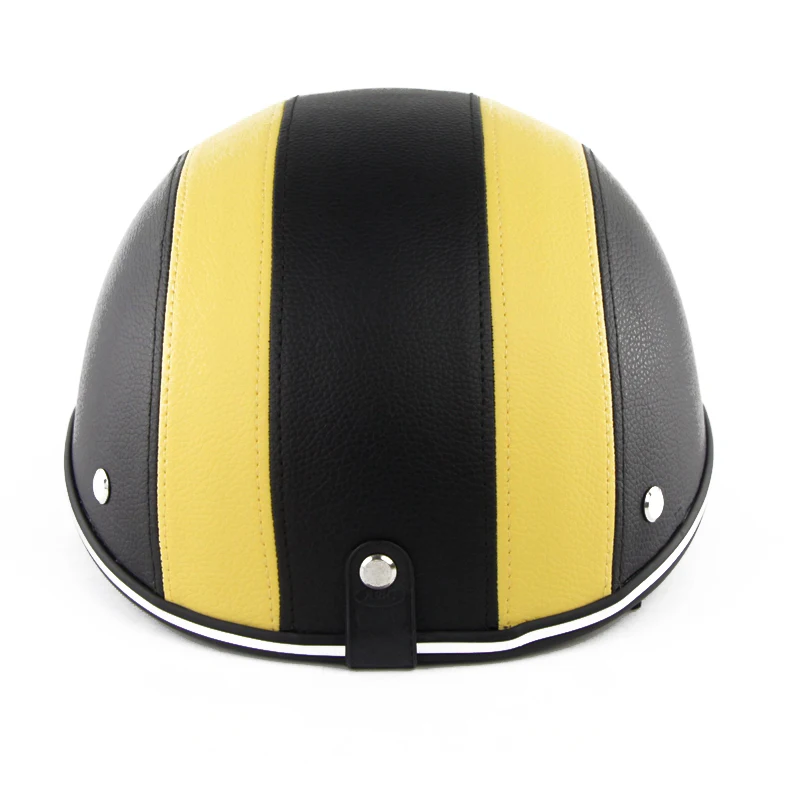 

Hot Motorcycle Helmet Half Open Face Baseball Cap Breathable Detachable Lining Adjustable Stap X66