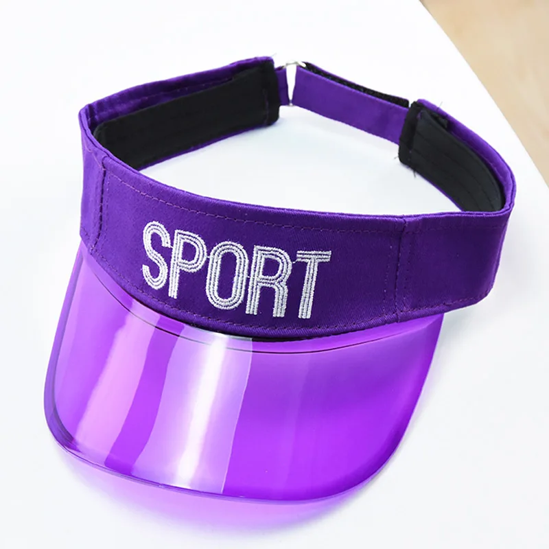 Пластиковый козырек унисекс Детская кепка от солнца прозрачная Спортивная Милая