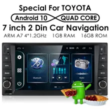 7 Android 9 For Toyota RAV4/Hilux/Camry/Corolla/Terios Support 2 din 4 CORE Car radio Multimedia Stereo GPS WIFI 4G SWC BT DVR