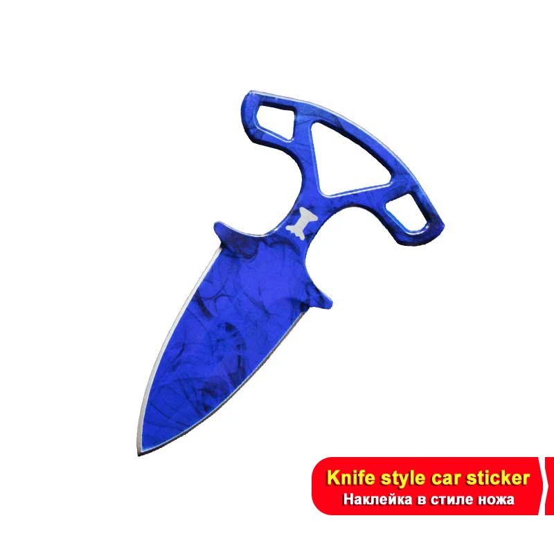 17 см автомобильные наклейки для CSGO нож кожа графика водонепроницаемые модная