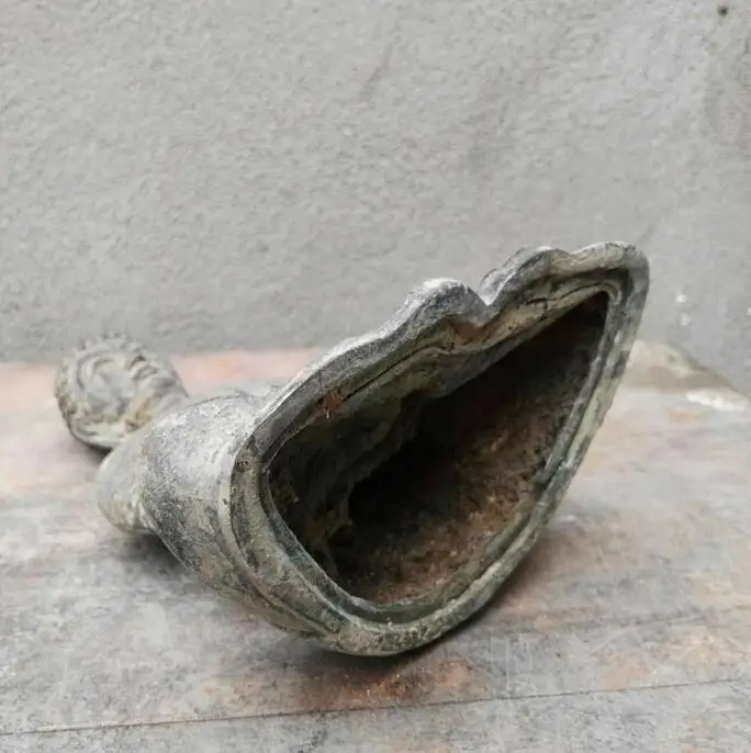 Старый тибетский буддийский храм Joss Бронзовый sakyamuni Шакьямуни Амитабха Будда