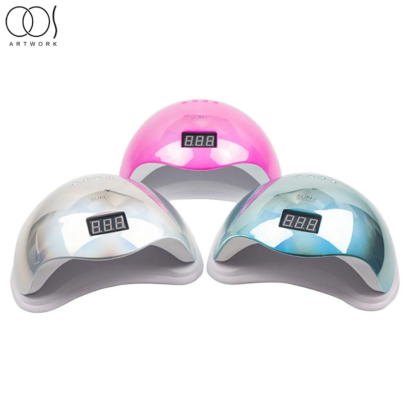 SUN5Colorful УФ светодиодный Сушилка для ногтей лампа Гель лак отверждающая с нижним