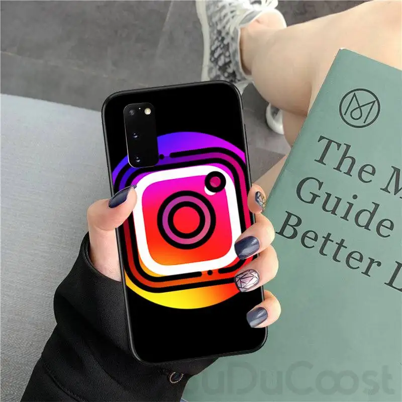 

Riccu Instagram Logo Phone Case For Samsung Galaxy S9 S10 S10E S6 S7 S8 S9 S9Plus S5 S20