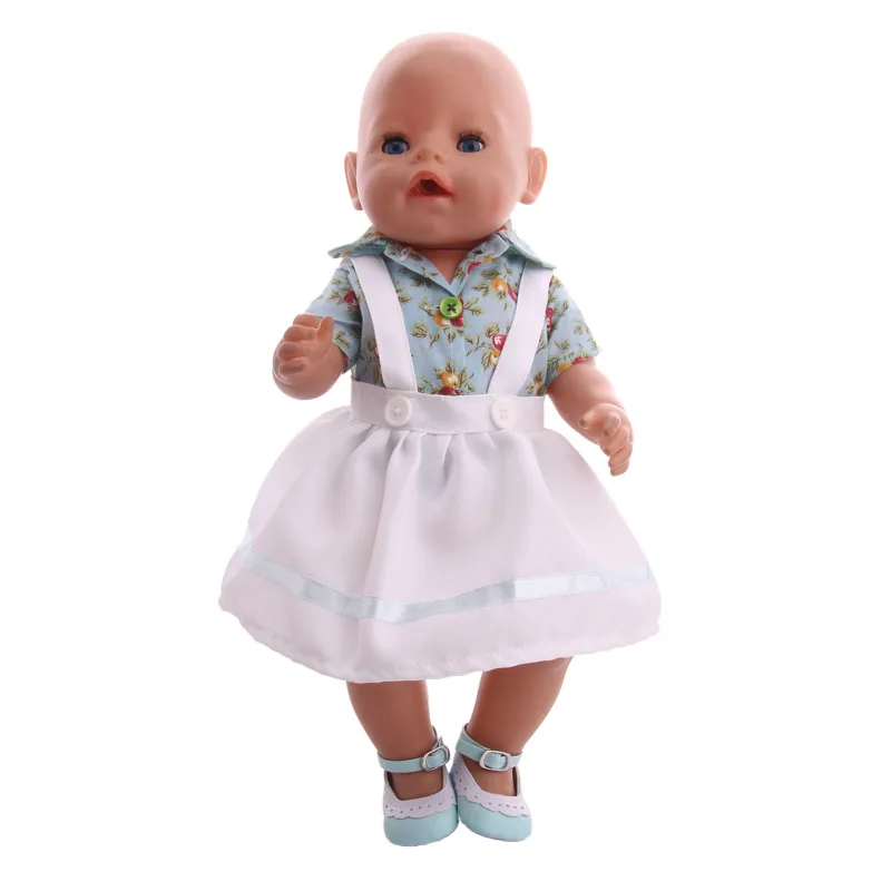 Юбка на подтяжках для кукол подходит американской куклы 18 дюймов и новорожденных